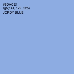 #8DACE1 - Jordy Blue Color Image